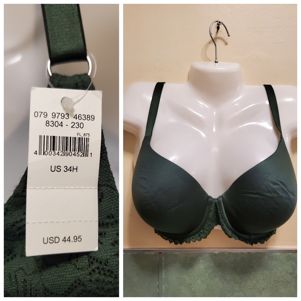 AERIE Green 34H Braw New With Tags Store Price $44.95 - Picture 10 of 10